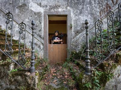 Sofía ao remate da rodaxe