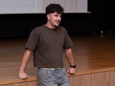 Iago Lourido na Eira de cineastas