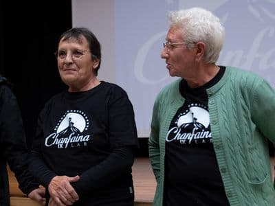 Cruz e Maruxa na Eira de cineastas na 9ª Chanfainalab