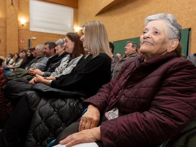 A protagonista, Marina Gundín disfrutando da gala