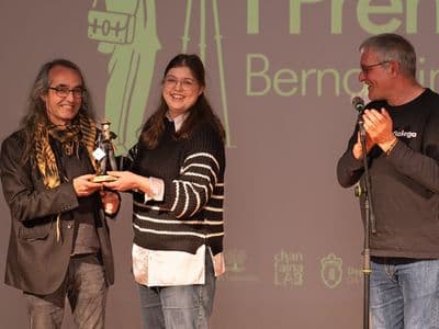 Alberte Pagán recolle o premio