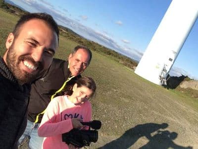 Alvaro, Xabier e Helena Labandeira