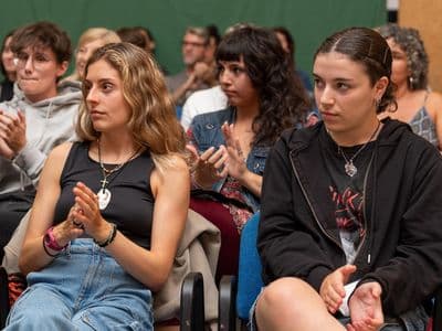Aroa e Cristina Souto na Eira de cineastas