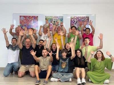 Asistentes  ao obradoiro de interpretación