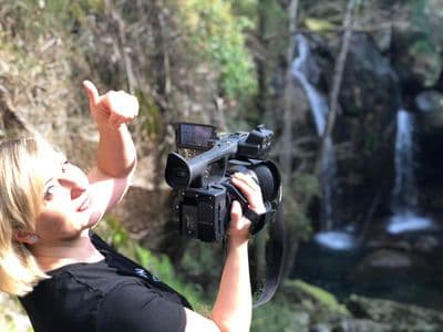 Gravando "Non teño dono" 
