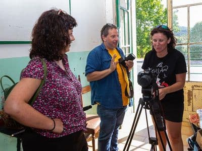 María Yañéz, Luis Aviles e Ana Moreiras