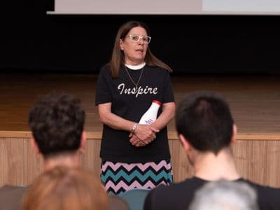 Milagros na Eira de cineastas con "gel"