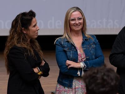 Olga Vigo e Mónica Cibreiro na Eira de cineastas