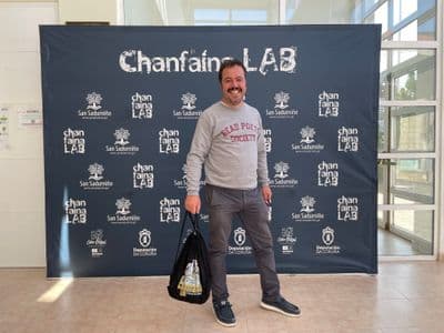 Pablo no photocall do encontro de cineastas