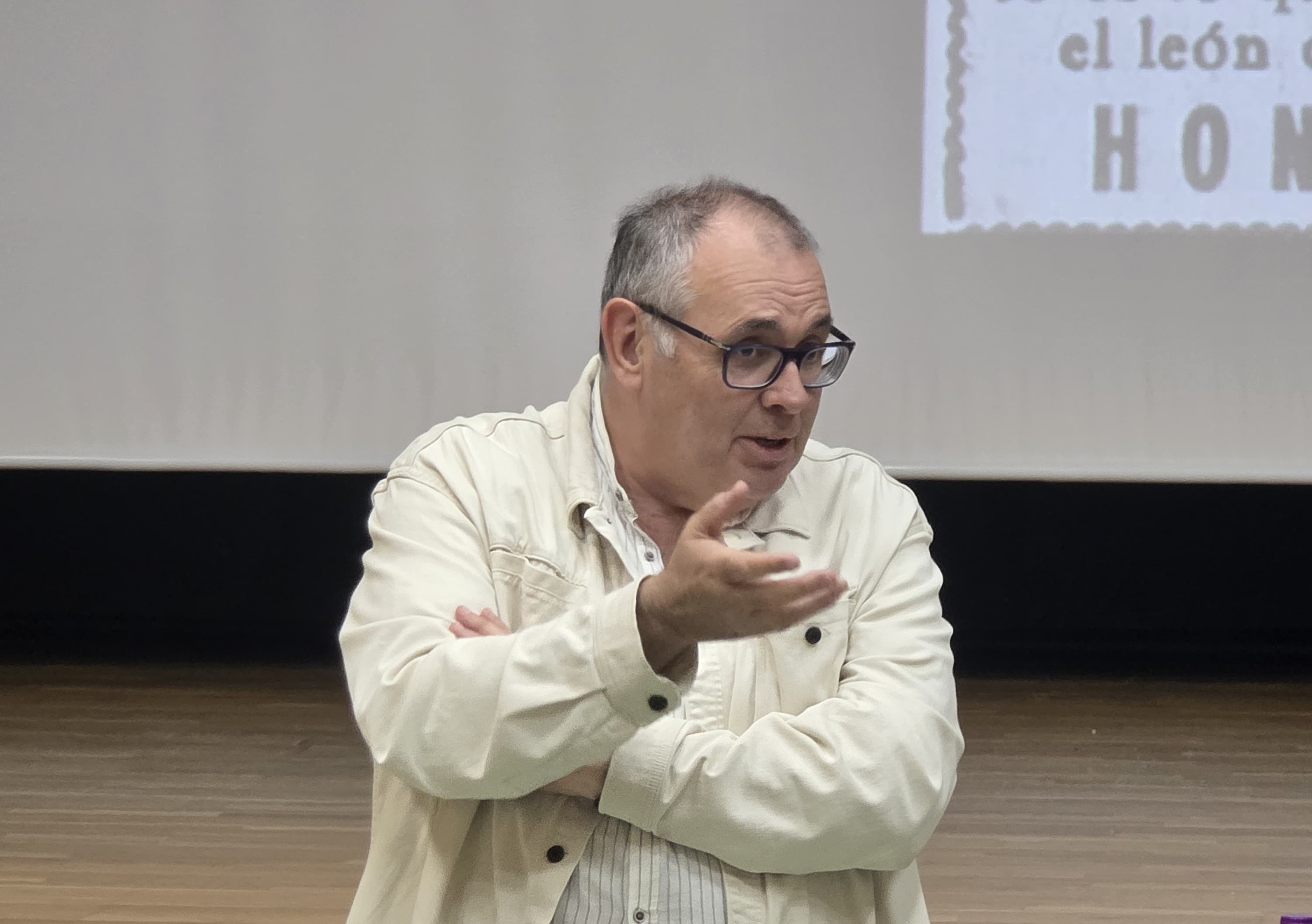 Pepe Coira impartindo o obradoiro