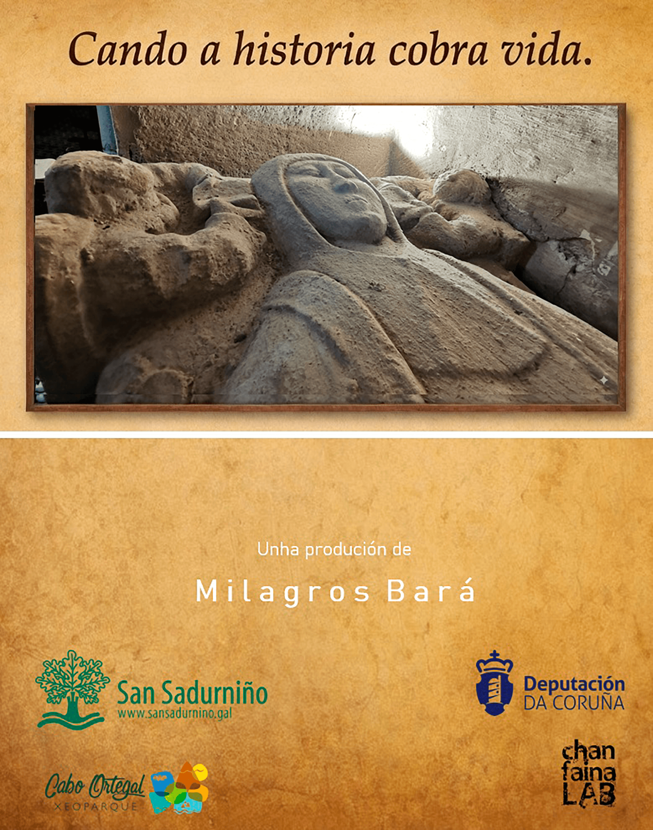 Cartel de Cando a historia cobra vida