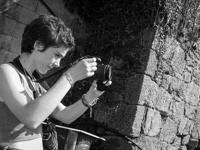 Natalia gravando