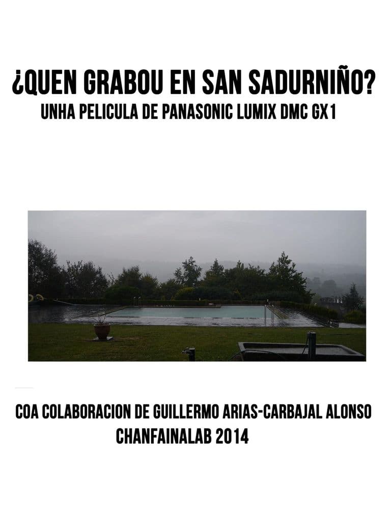 Quén gravou en San Sadurniño?