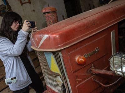 sara gravando